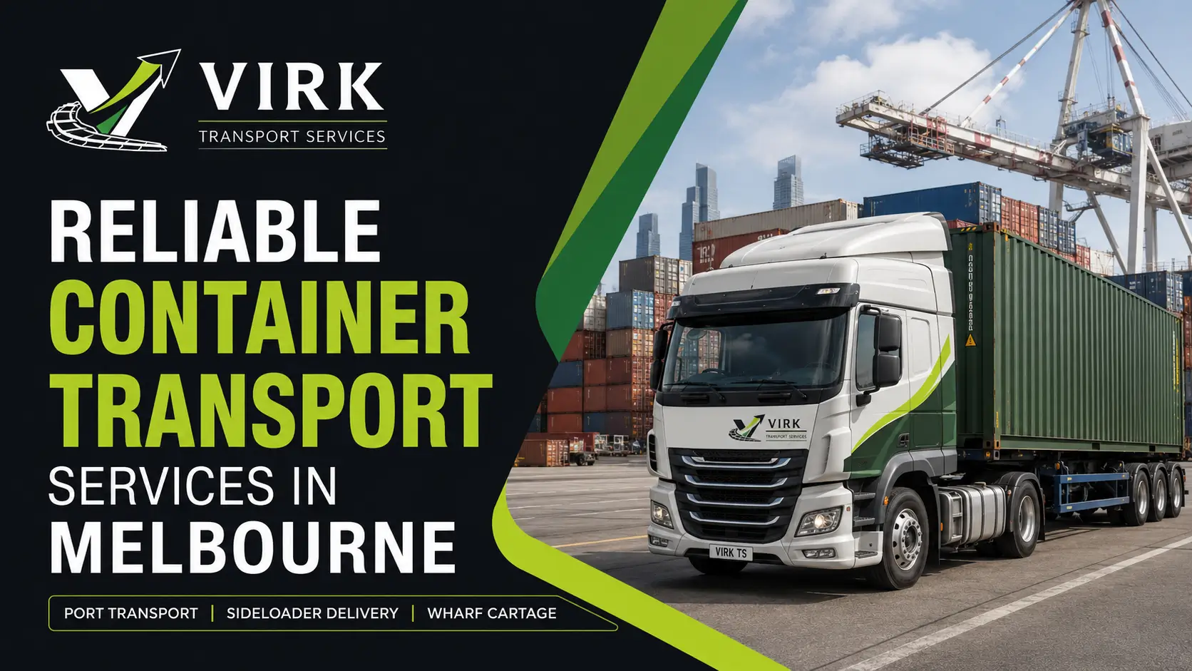 Reliable container transport in Melbourne