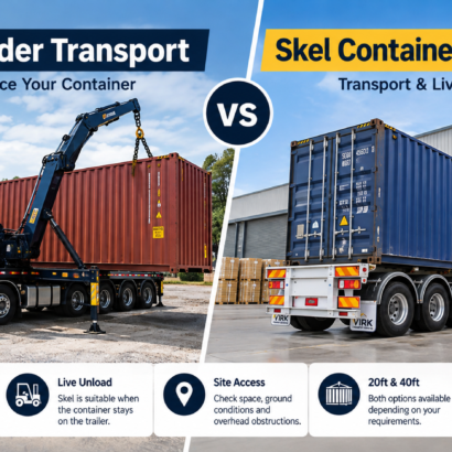 Sideloader vs Skel Container Transport: Which Do You Need?