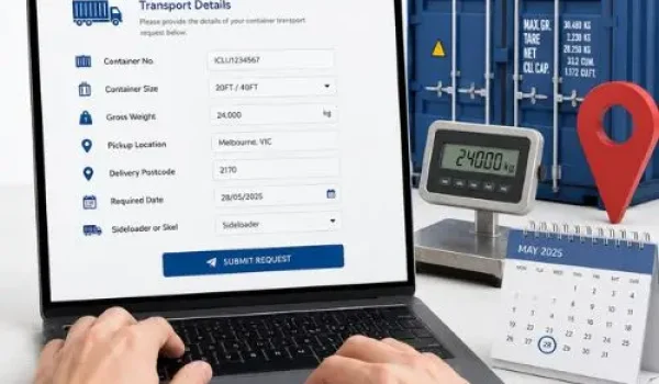 send your transport details
